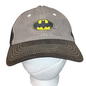 BATMAN Baseball Hat Adjustable Back‎ Micro Corduroy Bill